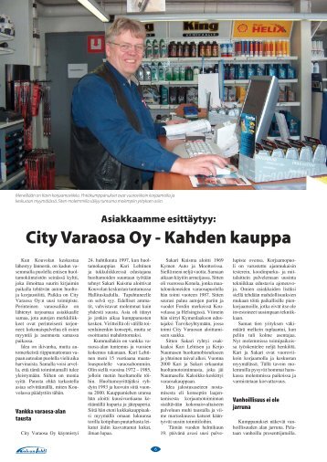 Asiakkaamme Esittäytyy: City Varaosa Oy – Kahden Kauppa - Fixus