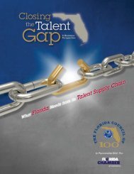 Closing the Talent Gap - Florida Council of 100
