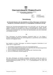 Campingverordnung (32 KB) - .PDF - Gemeinde Gaschurn