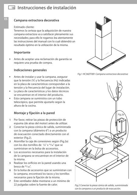 Installation instructions and User guide (EN ... - Fisher & Paykel