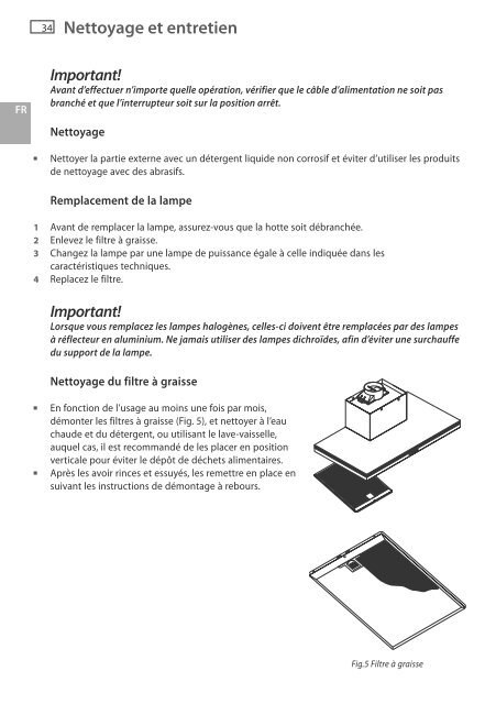 Installation instructions and User guide (EN ... - Fisher & Paykel