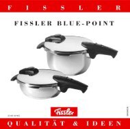 fissler blue-point - Hip Pressure Cooking