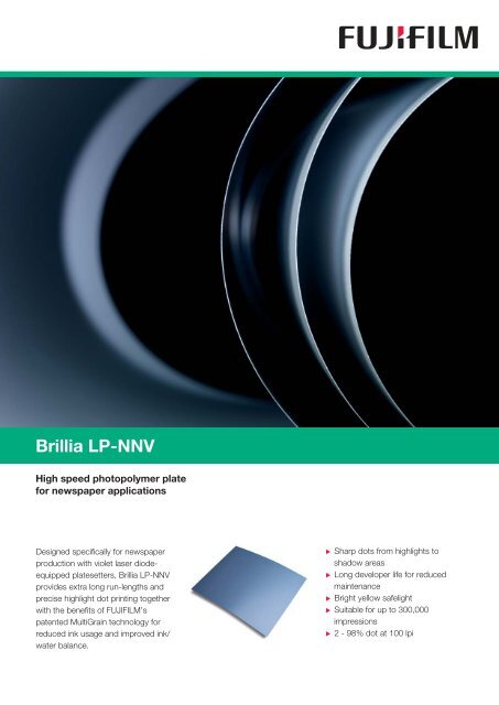Brillia LP-NNV (PDF:70KB) - Fujifilm