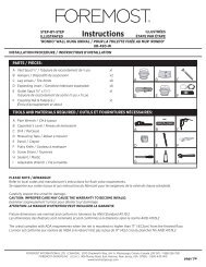 Instructions - Foremost