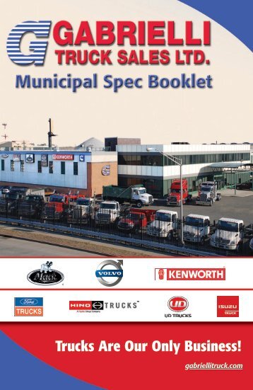 Municipal Spec Booklet - Gabrielli Truck Sales, Ltd.