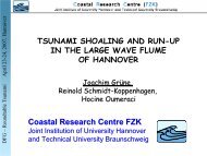 Tsunami shoaling and run-up in the Large Wave Flume of ... - FZK