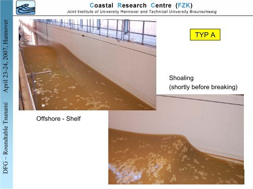 Tsunami shoaling and run-up in the Large Wave Flume of ... - FZK