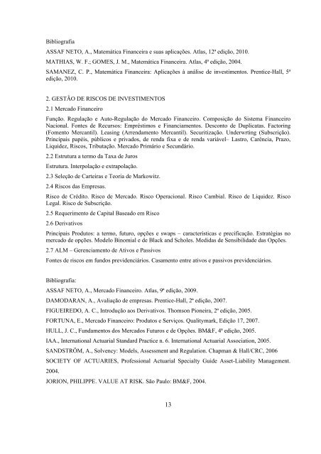 6º exame de admissão ao instituto brasileiro de atuária regulamento ...