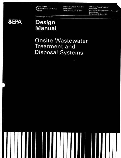 On-Site Wastewater Treatment and Disposal Systems - Forced ...