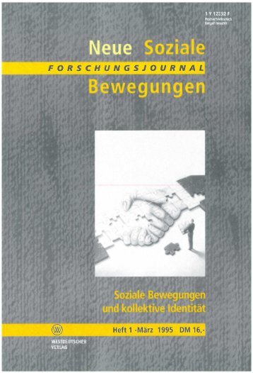 Vollversion (5.75 MB) - Forschungsjournal Soziale Bewegungen