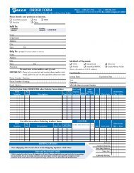 Printable Order Form - Galls