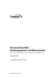 EEG - Frontier Economics