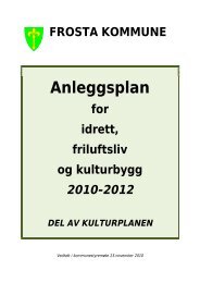 Endelig anleggsplan 2010-2011.pdf - Frosta kommune