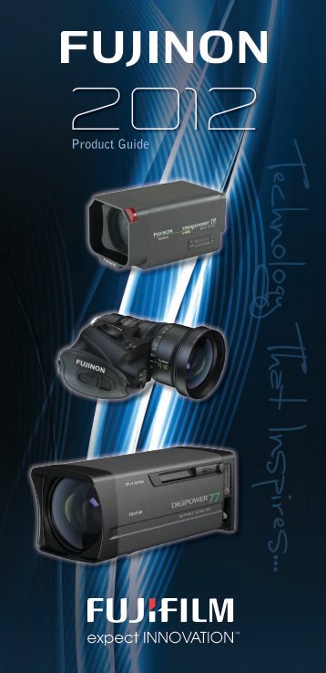 introducing fujinon products - Fujifilm USA