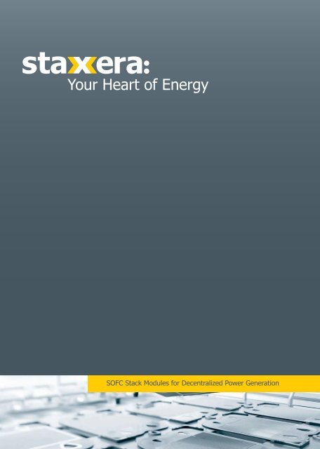 SOFC Stack Modules for Decentralized Power ... - Fuel Cell Markets