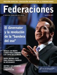 El Governator - Forum of Federations