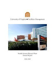 HSPP - Facilities Management - University of Virginia