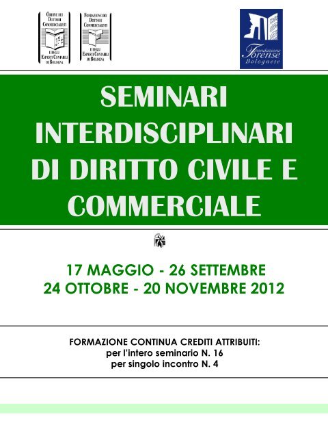 seminari interdisciplinari di diritto civile e commerciale