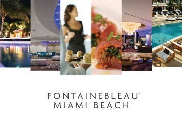 catering - Fontainebleau Miami Beach