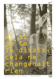 ne changerait rien et si je te le disais, cela ne changerait rien - Artishoc