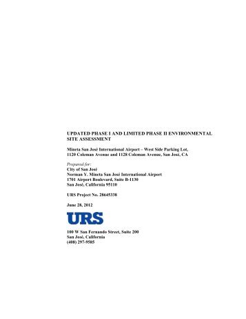 updated phase i and limited phase ii environmental site assessment