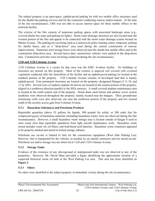 updated phase i and limited phase ii environmental site assessment