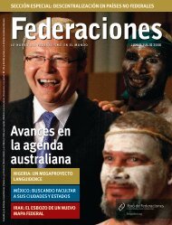 Avances en la agenda australiana - Forum of Federations