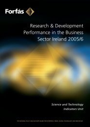 Research and Development Performance in the Business ... - Forfás