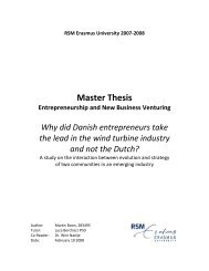 Master Thesis - Nordic Folkecenter for Renewable Energy