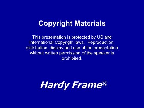 Copyright Materials This