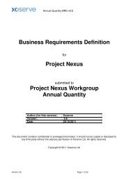 Project Nexus Workgroup Annual Quantity - Joint Office of Gas ...