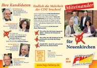 Flyer für Neuenkirchen - FWG Rietberg