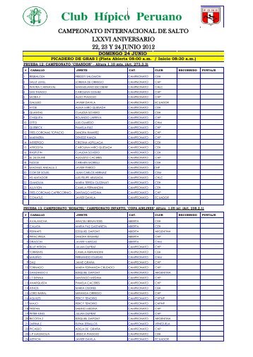 Descargar orden de ingreso domingo 24 de junio