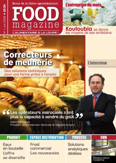 Correcteurs de meunerie - FOOD MAGAZINE