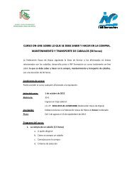 Convocatoria del curso.pdf - Federación Navarra de Hípica