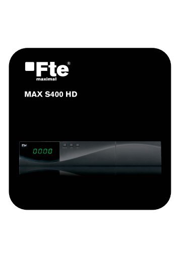 MAX S400 HD EN V1.1 - FTE Maximal