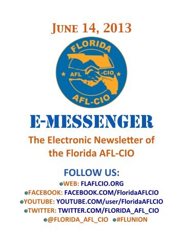 E-Messenger 6-14-13 - Florida AFL-CIO