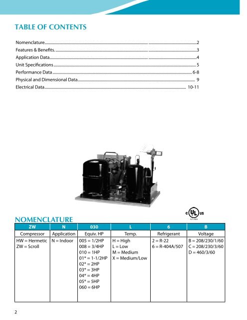 Water-cooled condensing Units