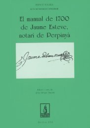 El manual de 1700 de Jaume Esteve, notari de Perpinyà - Fundació ...