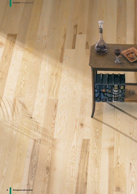 Solid wood planks Life-long quality - Berthold