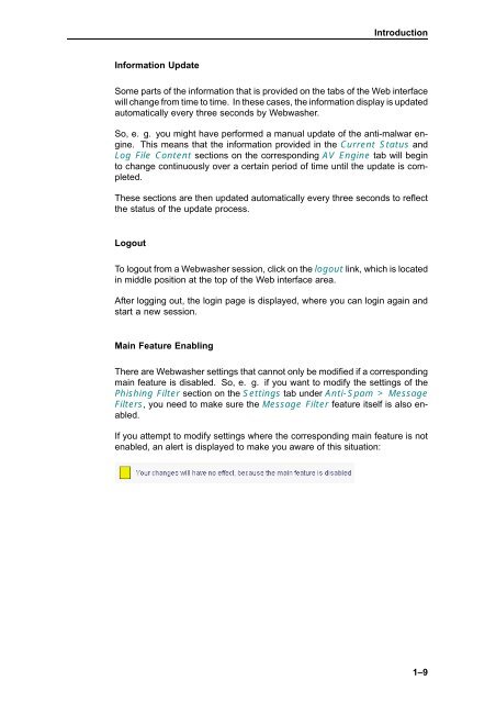Webwasher 6.0.1 Anti-Malware User's Guide - McAfee