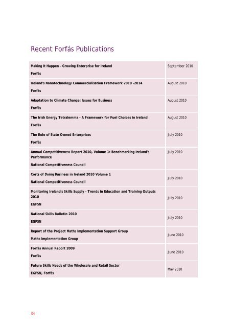 Waste Management in Ireland: Benchmarking Analysis and ... - Forfás