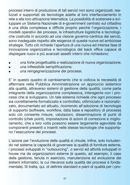 verso il sistema nazionale di e-government linee strategiche