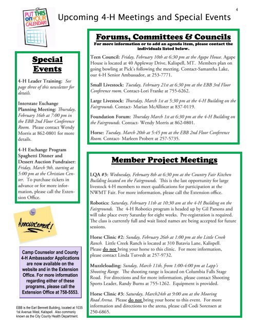 Flathead County Newsletter - Flathead County, Montana