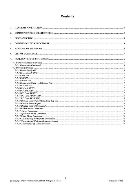 PDS4203-04 RS232 Protocol.pdf - Fujitsu General UK