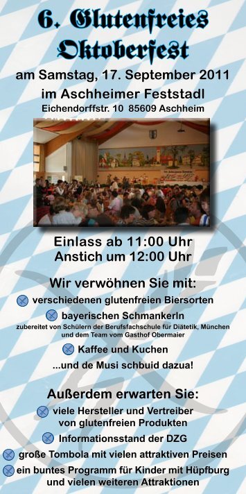 6. Glutenfreies Oktoberfest - Gasthof Obermaier