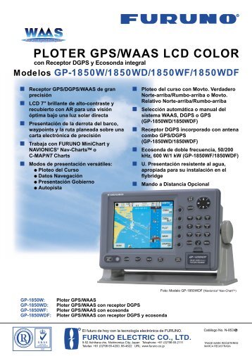 PLOTER GPS/WAAS LCD COLOR - Furuno USA
