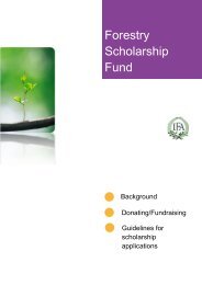 Forestry Scholarship Fund - Institute of Foresters of Australia