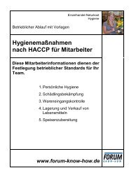 Hygienemaßnahmen nach HACCP für Mitarbeiter im Naturkost