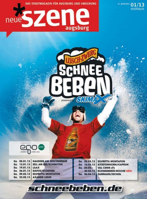 Stadtmagazin Neue Szene Augsburg 2013 01 